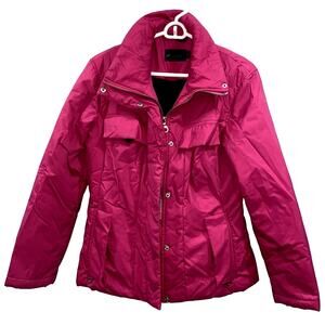 Aphrodisiac Sport Women's Pink Quilted Puffer Jacket Size 10 (Medium)